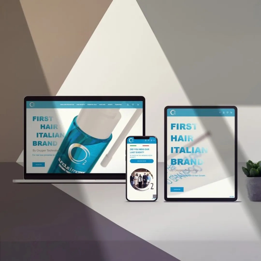 Shop von Sundus Mazer auf Laptop, Tablet und Smartphone